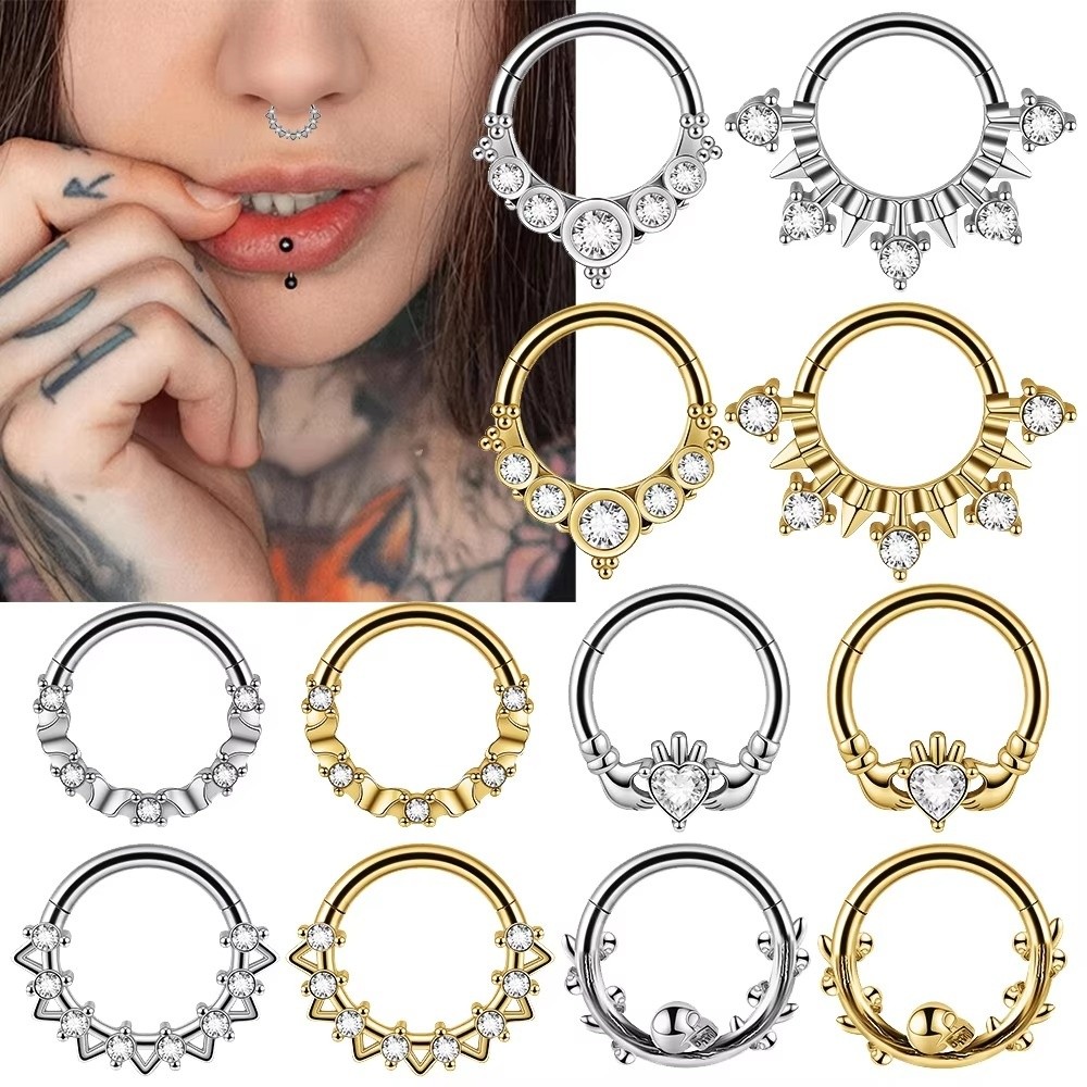 1 unidad Anillo clicker de ace - Body Jewelry Septum reseña y precio