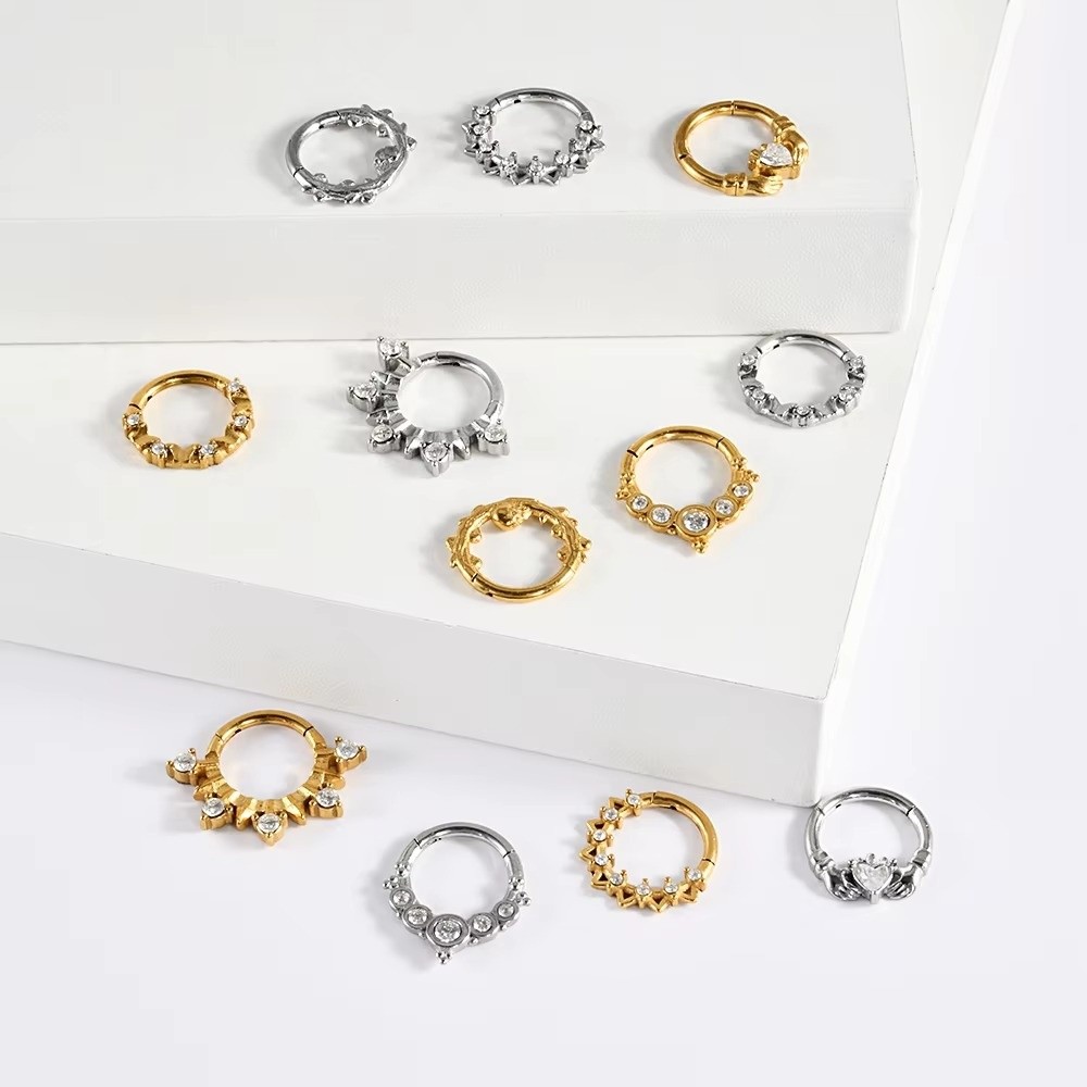 1 unidad Anillo clicker de ace - Body Jewelry Septum reseña y precio