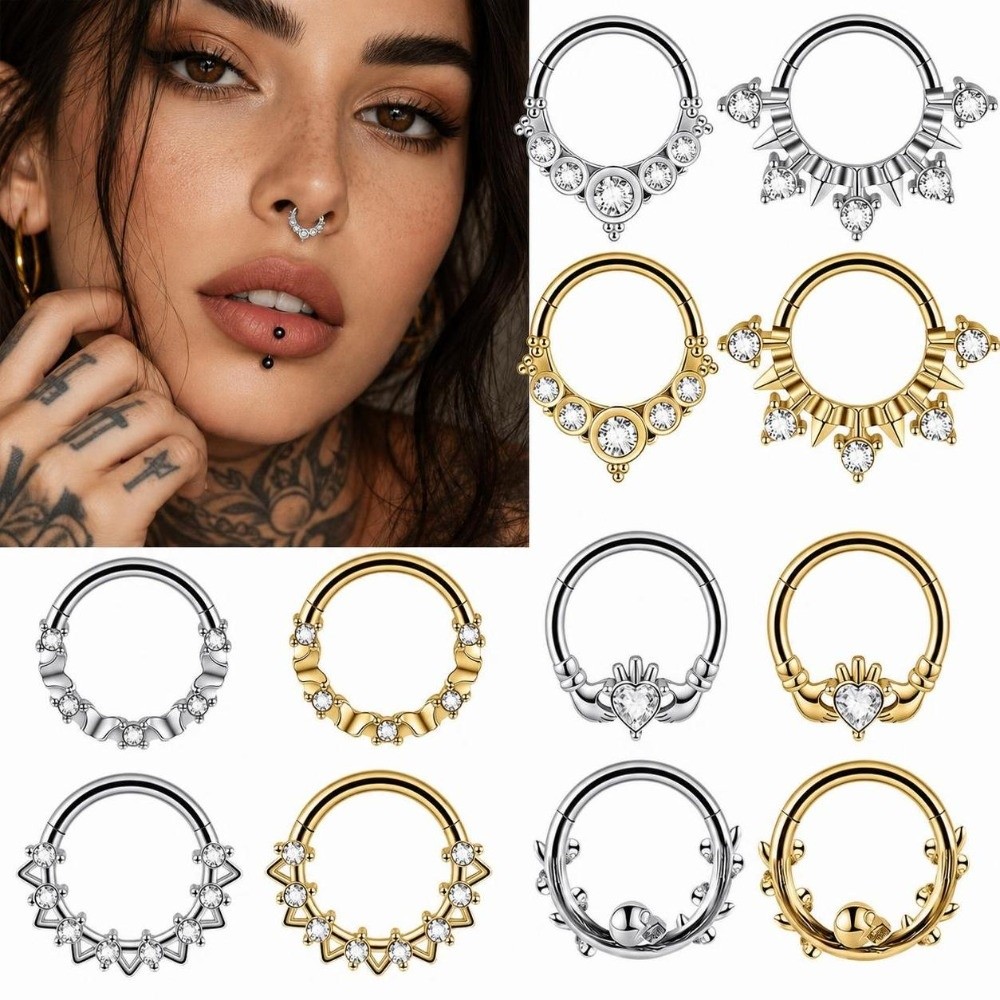 1 unidad Anillo clicker de ace - Body Jewelry Septum reseña y precio