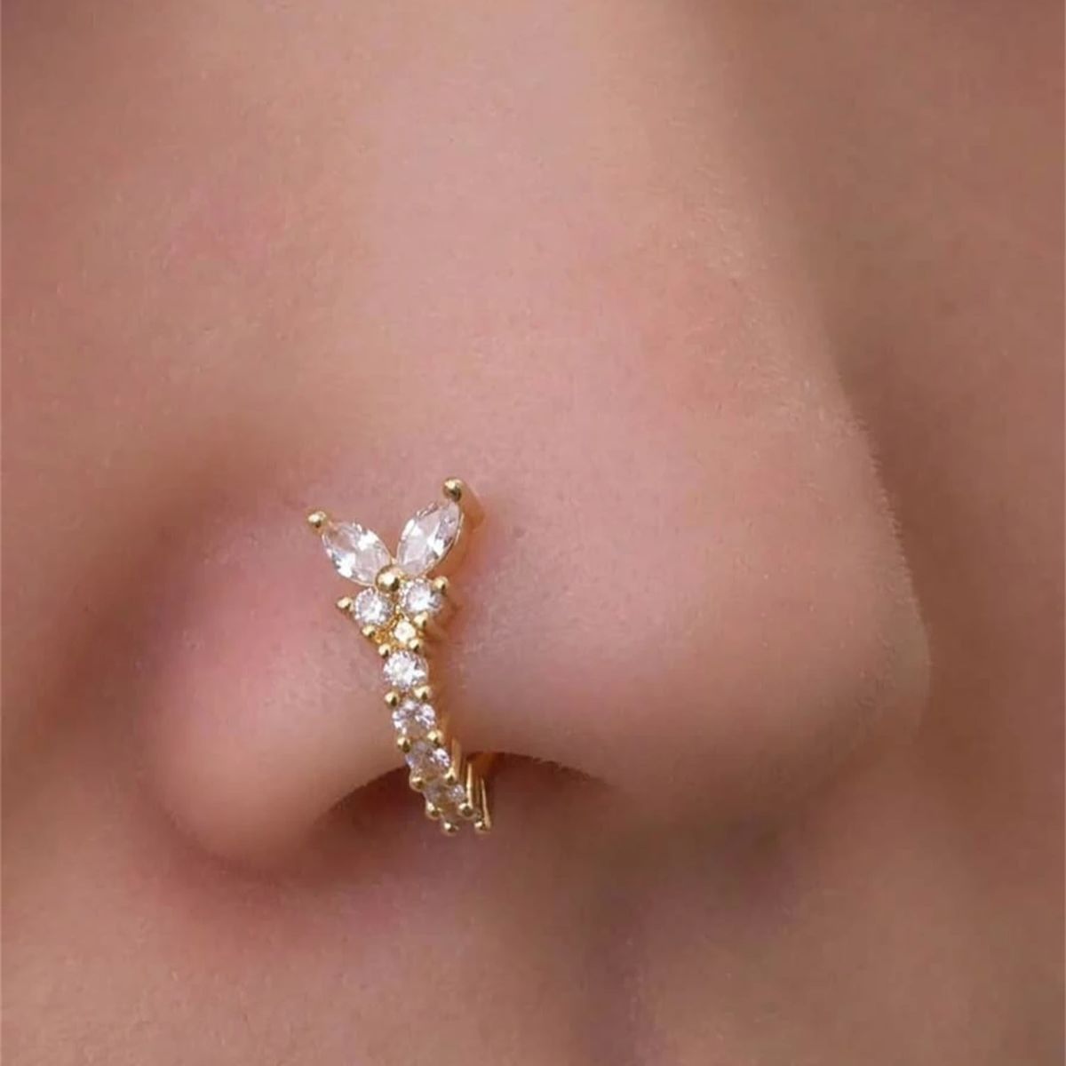 Clip Nasal en Forma de Y, Sin  - Body Jewelry Hot reseña y precio