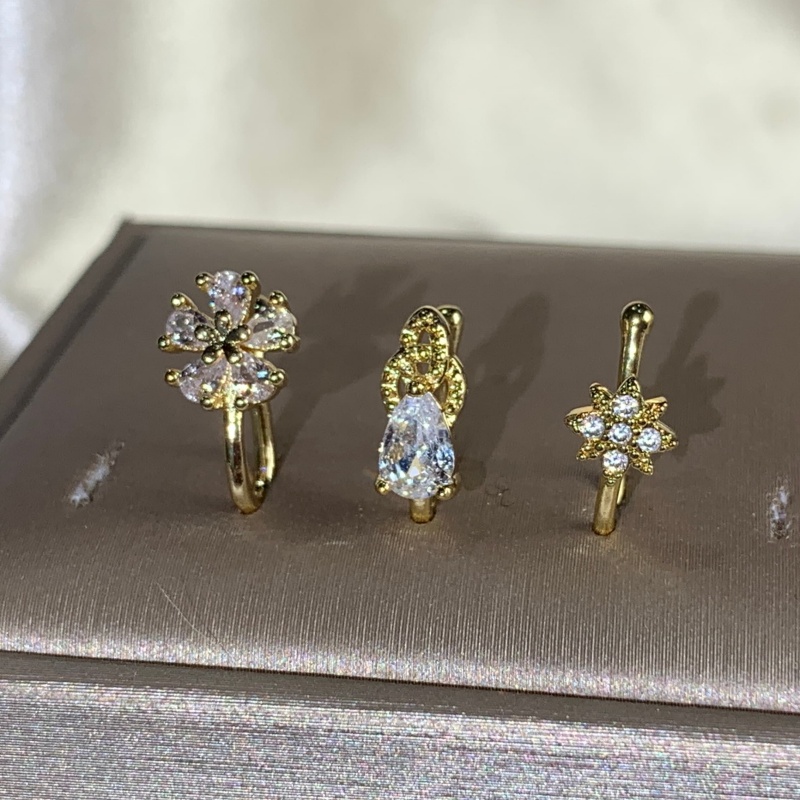Juego de 3 pinzas para la nari - Body Jewelry Nose Studs reseña y precio
