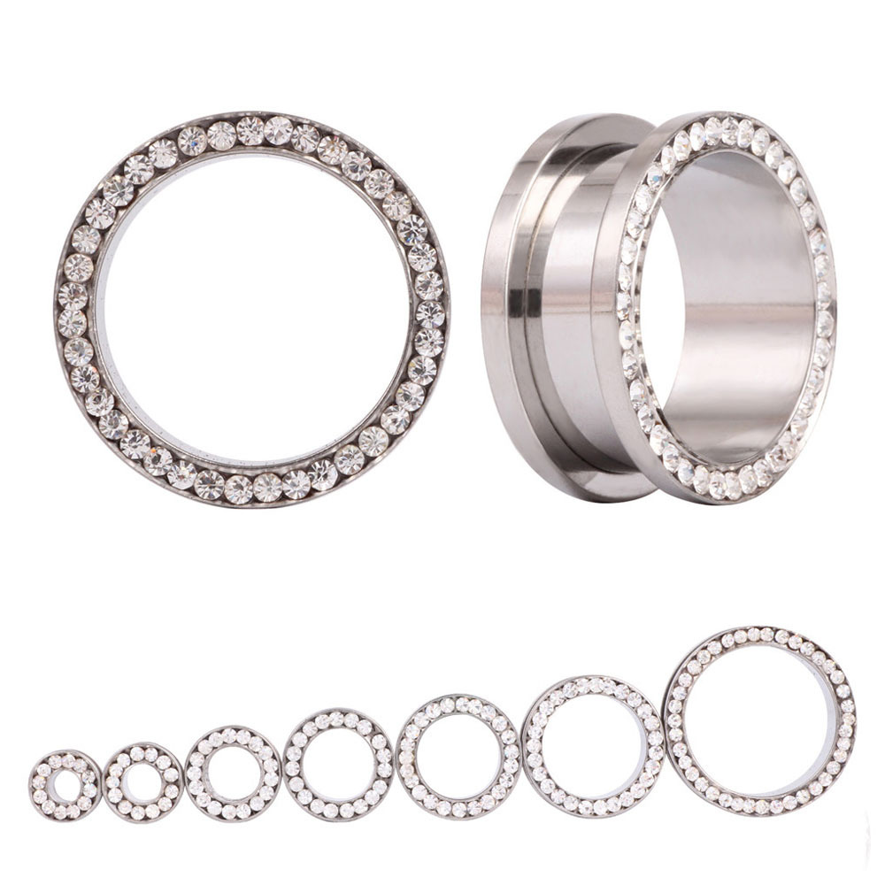 2 unidades/lote Túnel de crist - Body Jewelry Gauges reseña y precio