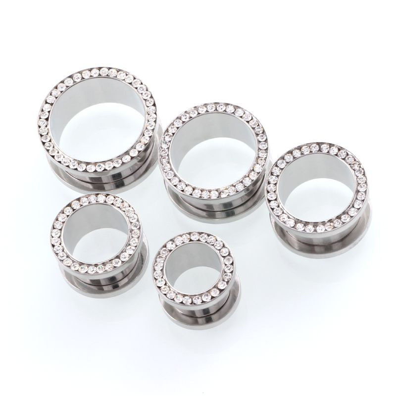 2 unidades/lote Túnel de crist - Body Jewelry Gauges reseña y precio