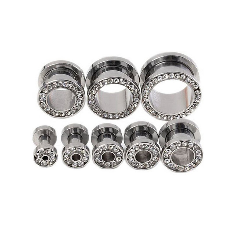 2 unidades/lote Túnel de crist - Body Jewelry Gauges reseña y precio
