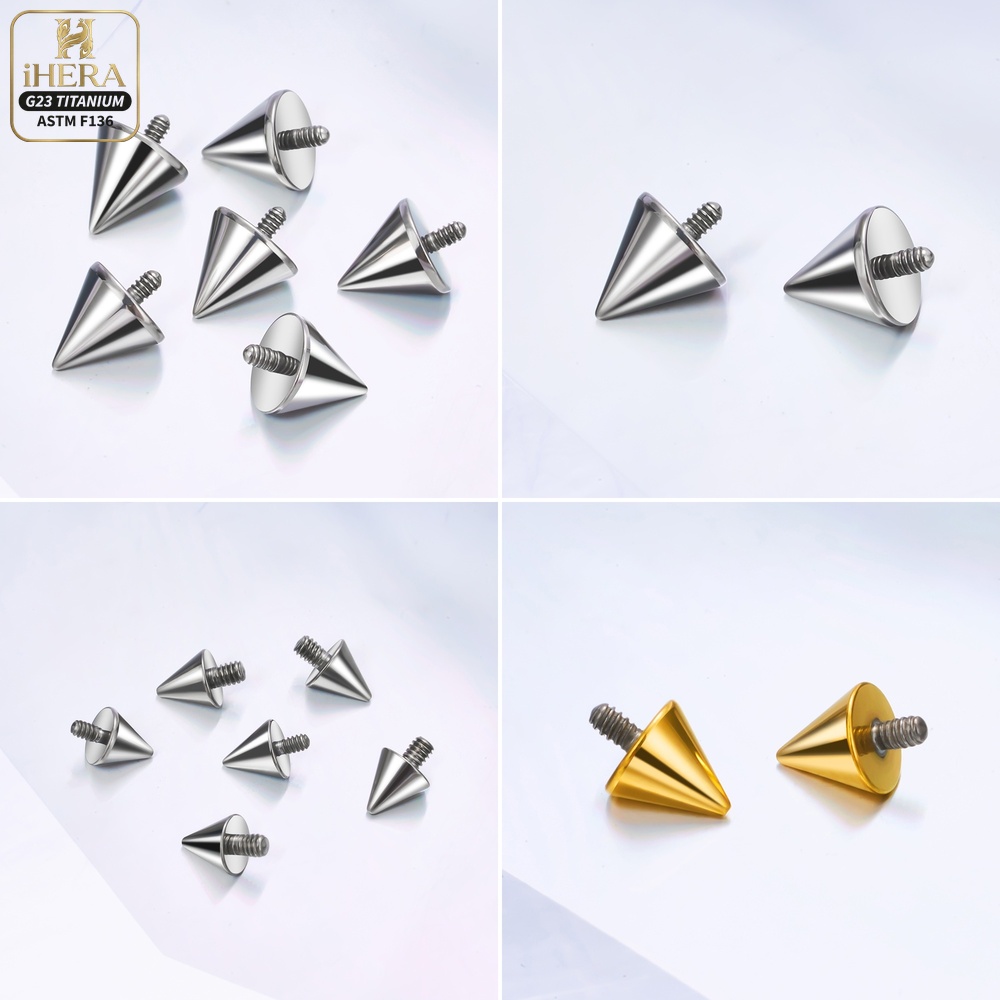 Repuesto de Cono de Bola de Ti - Body Jewelry Vertical Labret reseña y precio