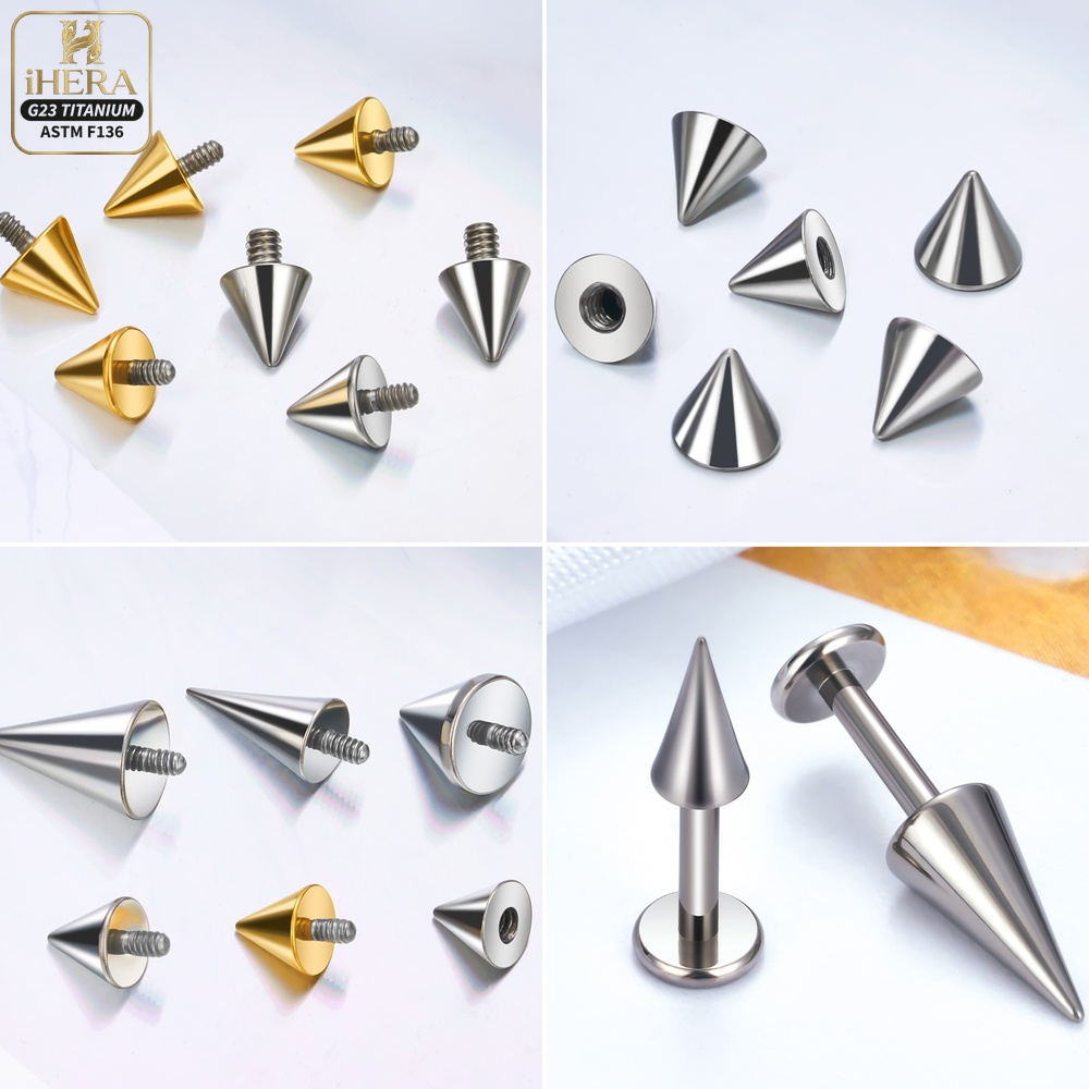 Repuesto de Cono de Bola de Ti - Body Jewelry Vertical Labret reseña y precio