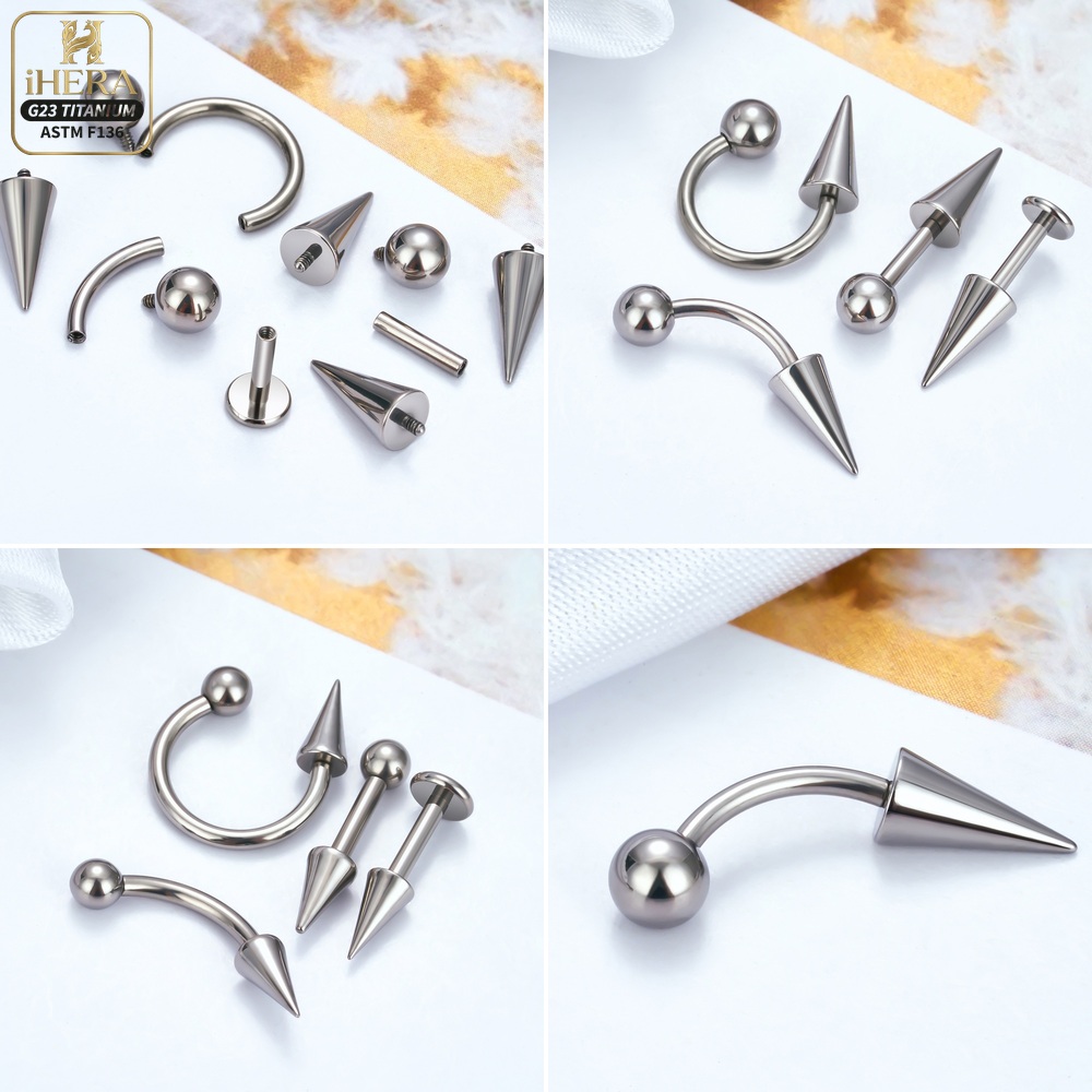 Repuesto de Cono de Bola de Ti - Body Jewelry Vertical Labret reseña y precio