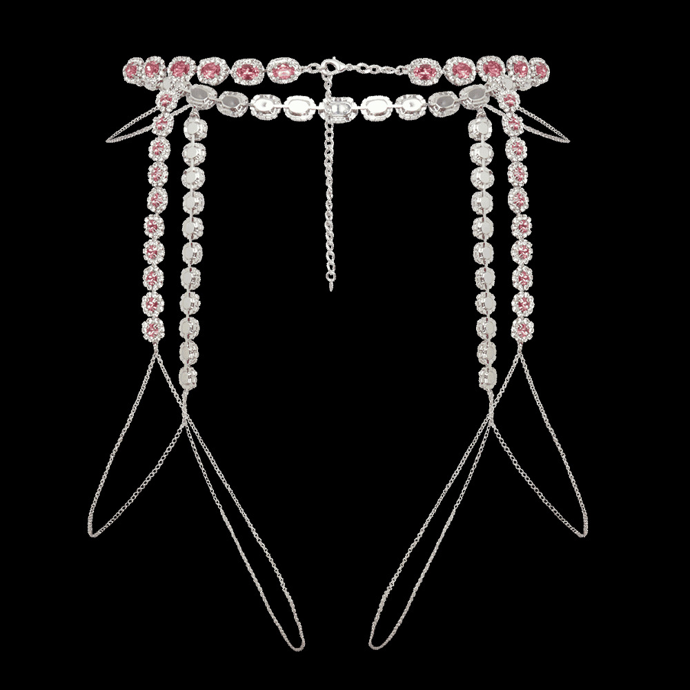 Stonefans-cadena redonda de mu - Body Jewelry Leg Chain reseña y precio