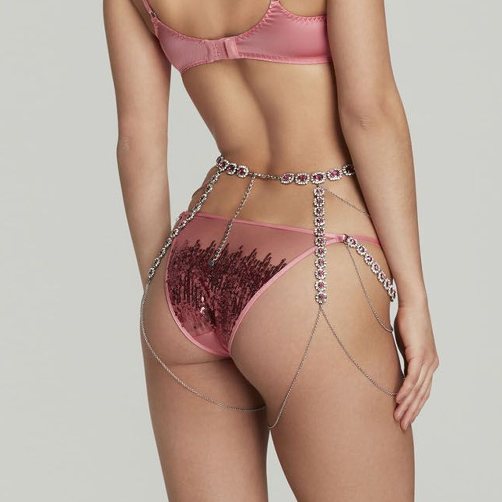 Stonefans-cadena redonda de mu - Body Jewelry Leg Chain reseña y precio