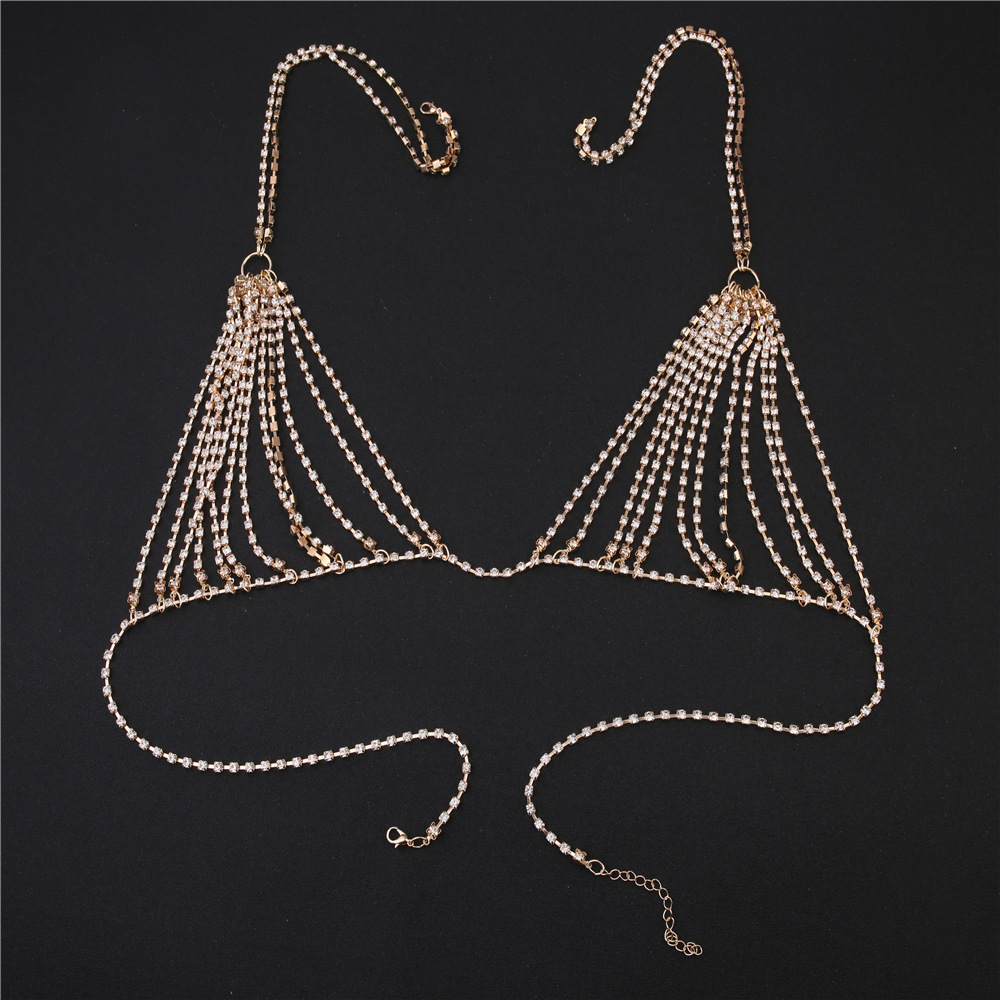Sujetador de diamantes de imit - Body Jewelry Charms reseña y precio