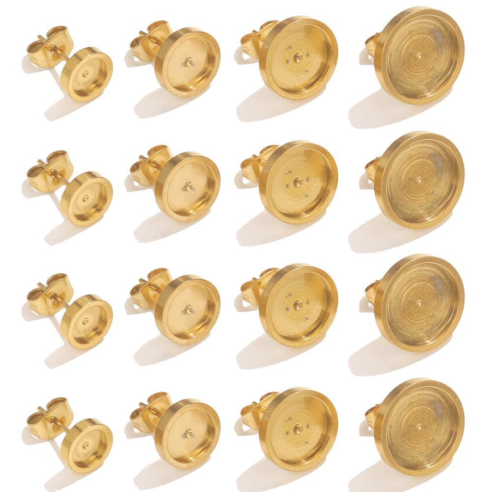 10 Uds. De pendientes dorados  - Body Jewelry Top reseña y precio