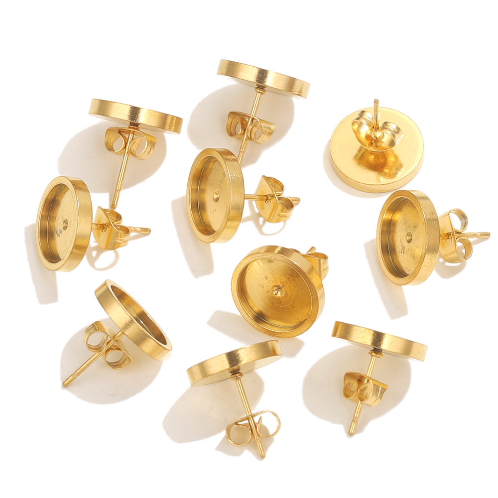 10 Uds. De pendientes dorados  - Body Jewelry Top reseña y precio