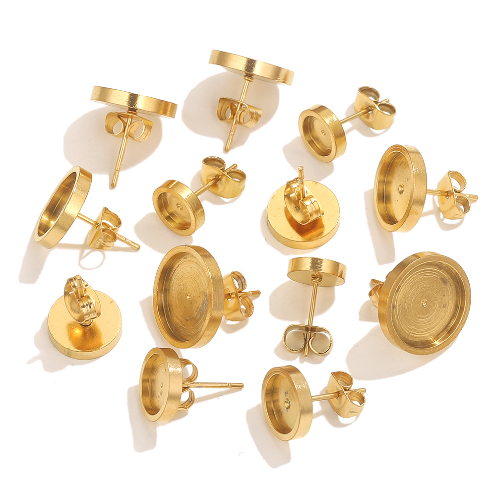 10 Uds. De pendientes dorados  - Body Jewelry Top reseña y precio