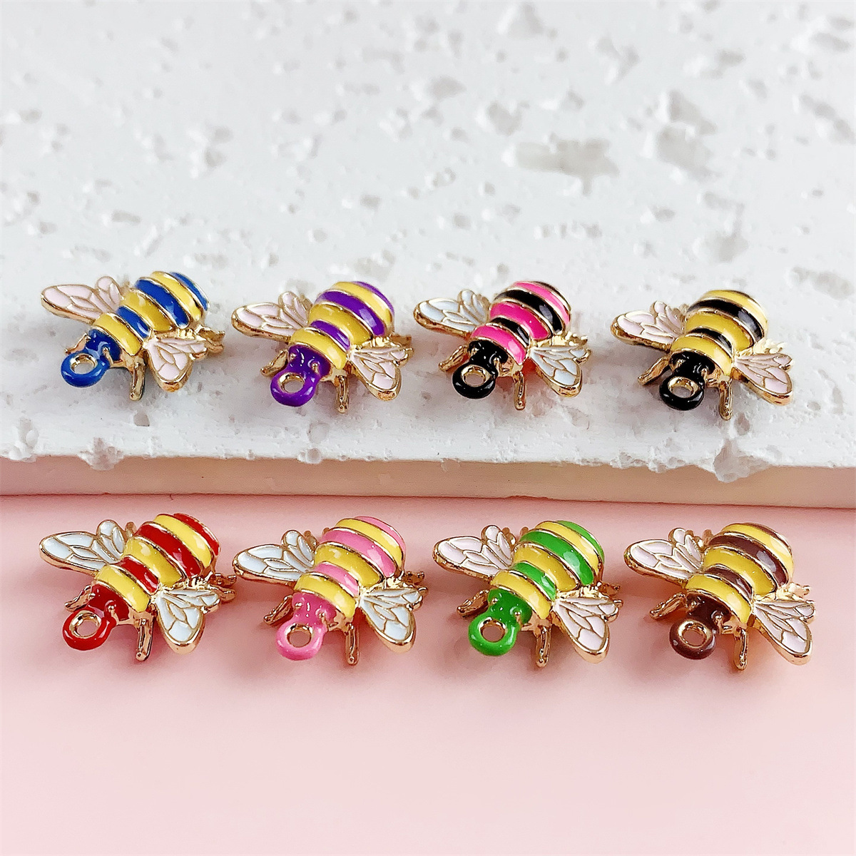 8 piezas de dijes de abeja esm - Body Jewelry Top reseña y precio